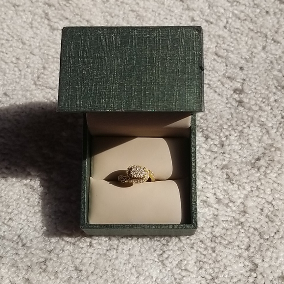 10 Karat Gold Diamond Ring
